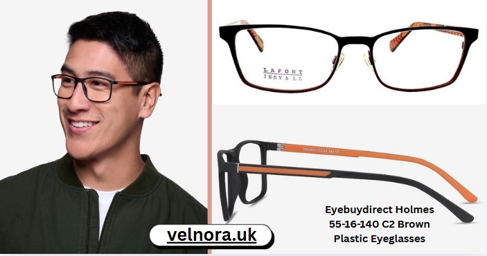 Eyebuydirect Holmes 55-16-140 C2 Brown Plastic Eyeglasses