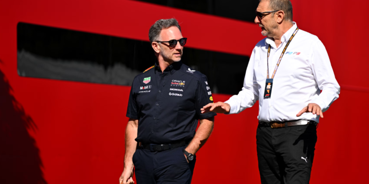 Christian Horner Formula 1 team principal portrait