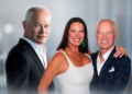 Actor Neal McDonough at The Last Rodeo premiere in cowboy hat and navy suit
