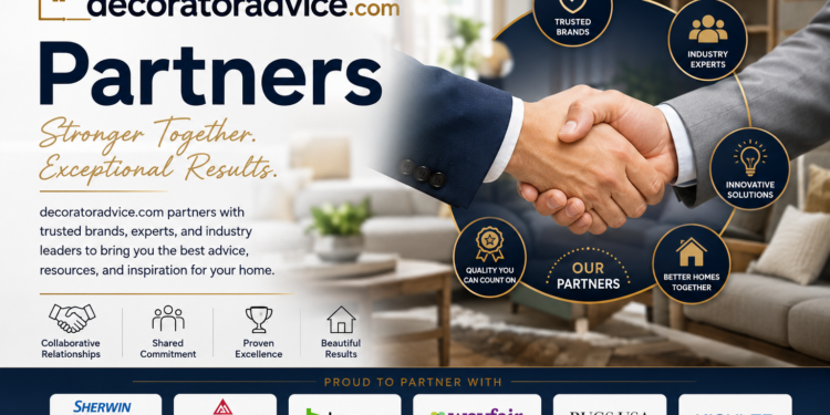 DecoratorAdvice.com partners guide for home décor brands, designers, and creators