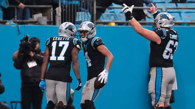 los angeles rams vs carolina panthers match player stats
